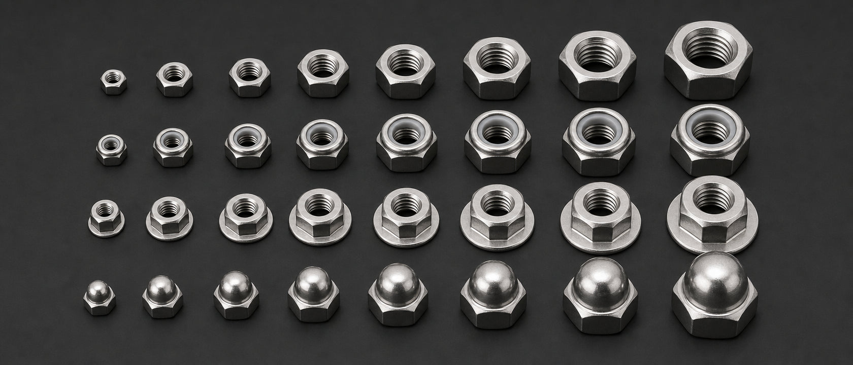 A2 304 Stainless Steel Nuts | Corrosion-Resistant Fasteners