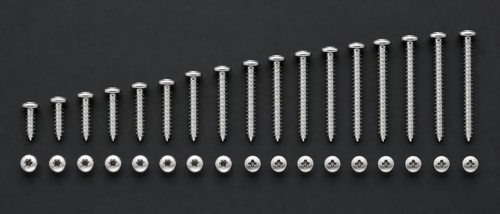 A2 Stainless Chipboard Screws | Torx, Pozi & Pan Head