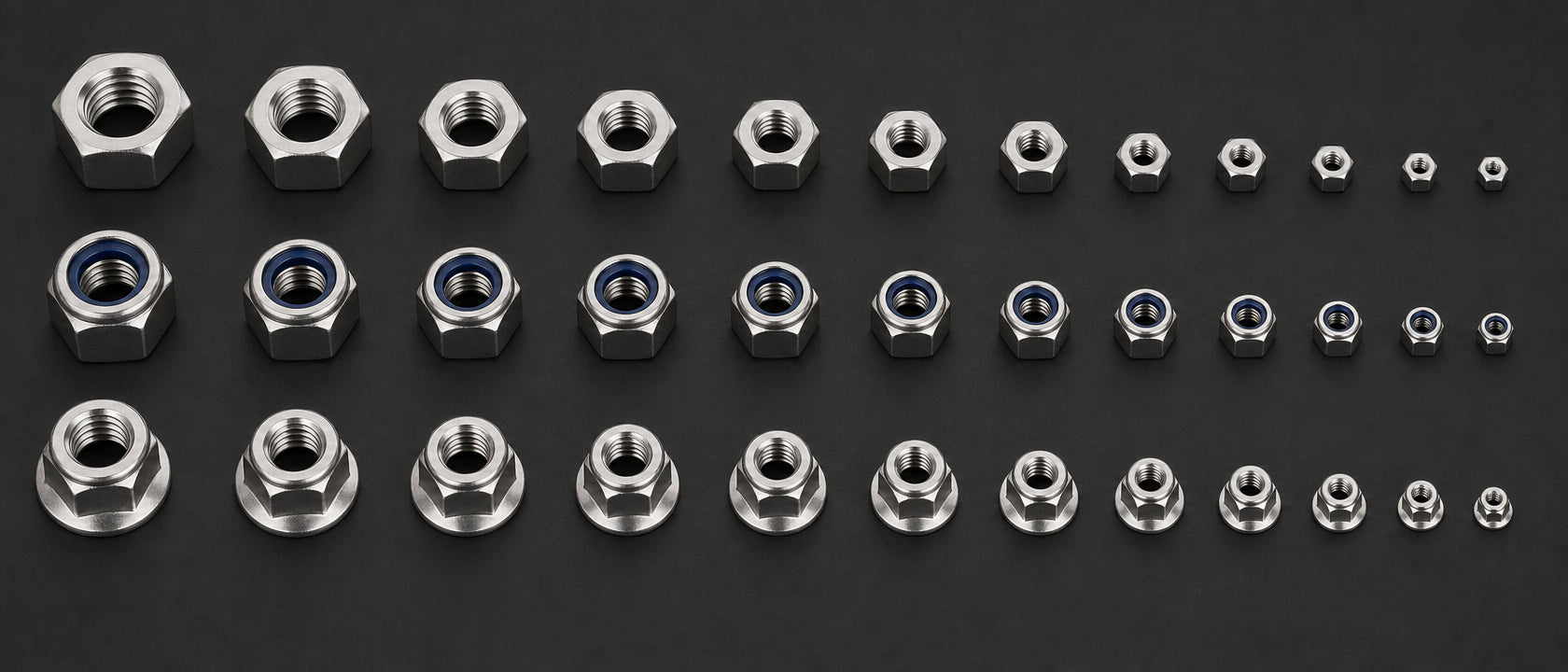 A4 316 Stainless Steel Nuts | Marine-Grade Fasteners