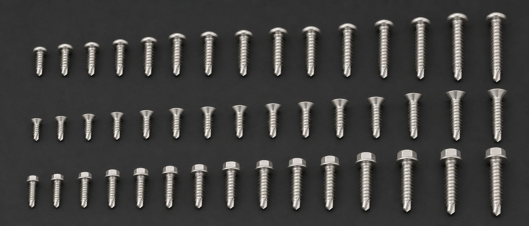 A4 AISI 316 Self-Tapping Screws | Pozi, Torx & Slotted