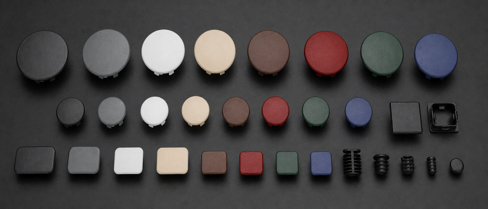Coloured Cover Caps - Duchy Fasteners UK