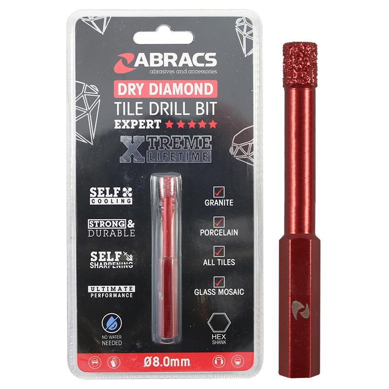 12Mm Dry Diamond Tile Drill Bit - Duchy Fasteners