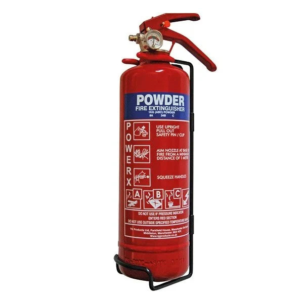 1 kg Powder Fire Extinguisher with Gauge | Workplace Safety