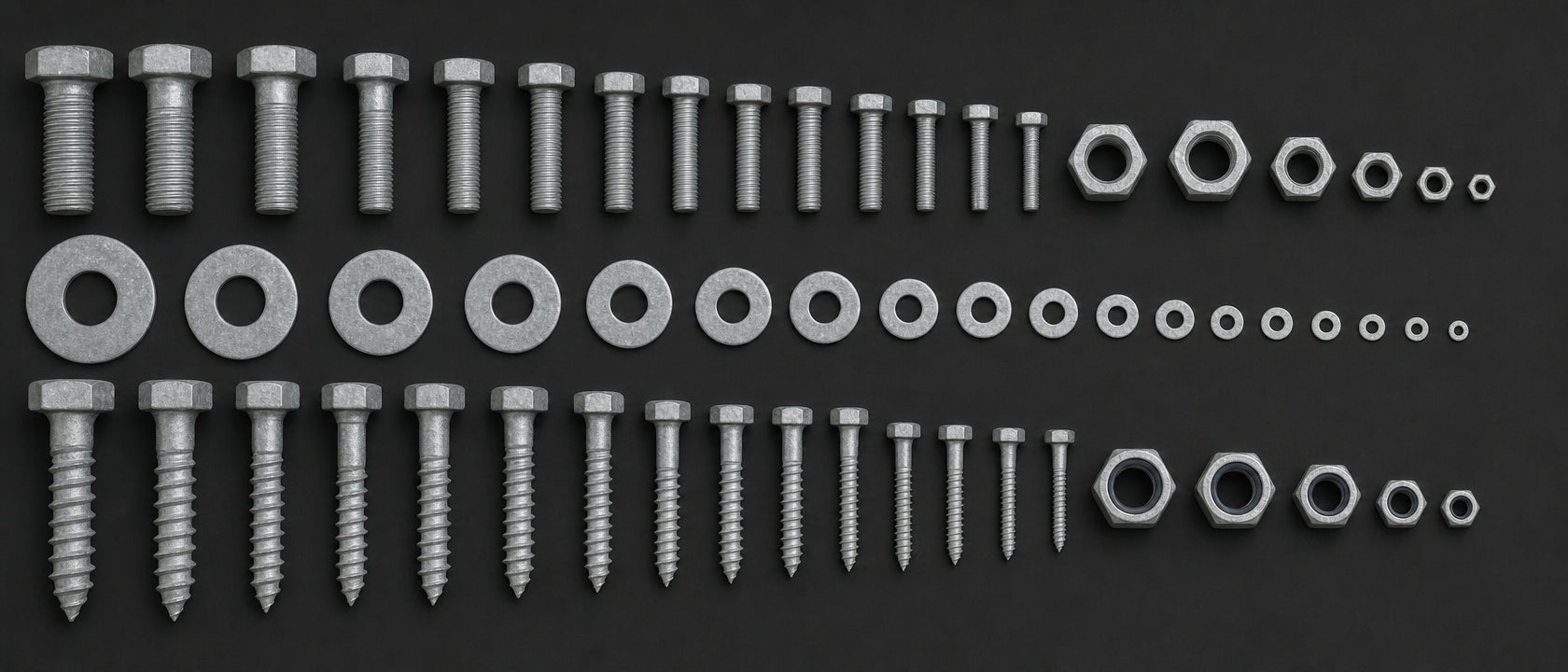 Galvanised Fastenings | Hot Dipped Corrosion Resistant Fixings