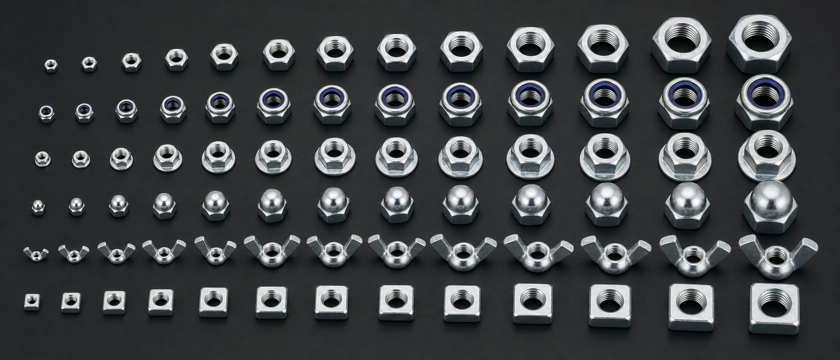 Nuts | Hex, Nyloc, Locking & Specialty Nuts