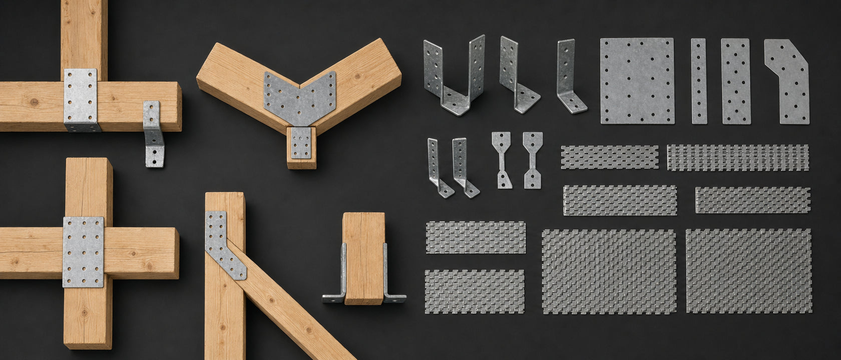 Timber Conectors (Dog Tooth)