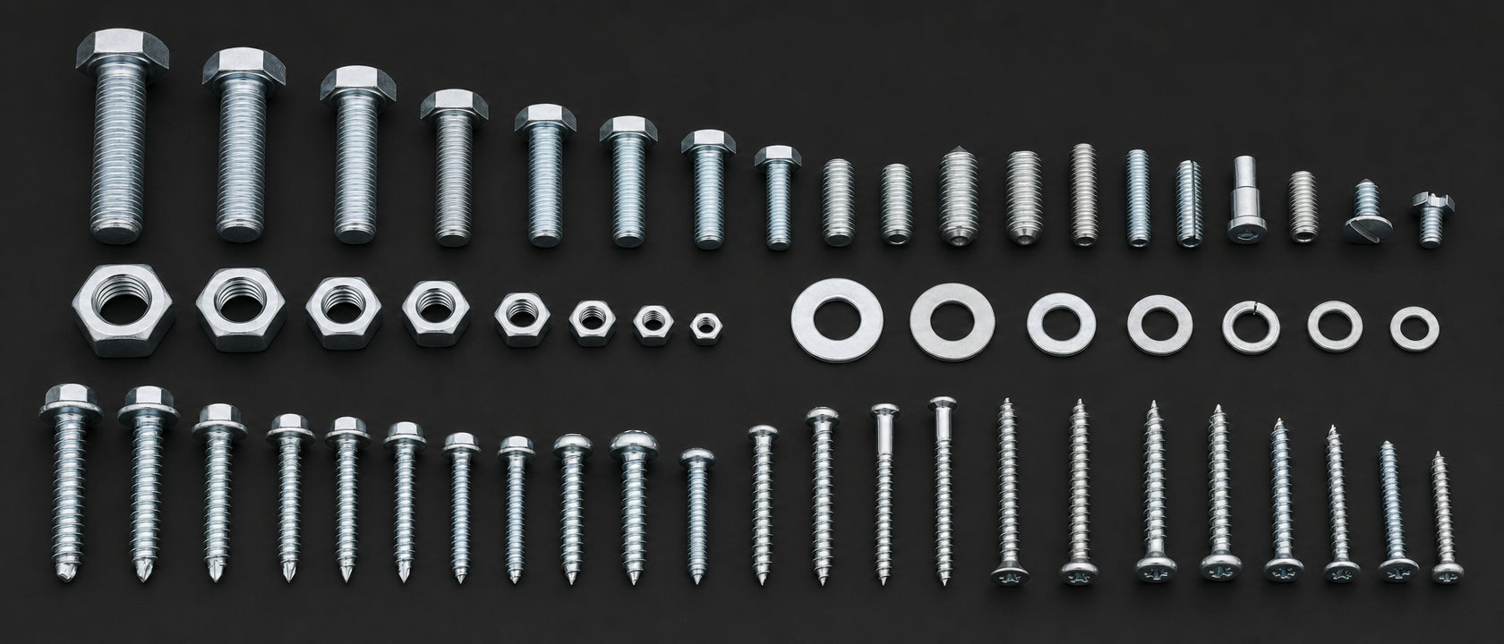 Zinc Plated Fastenings | Protective Steel Fixings