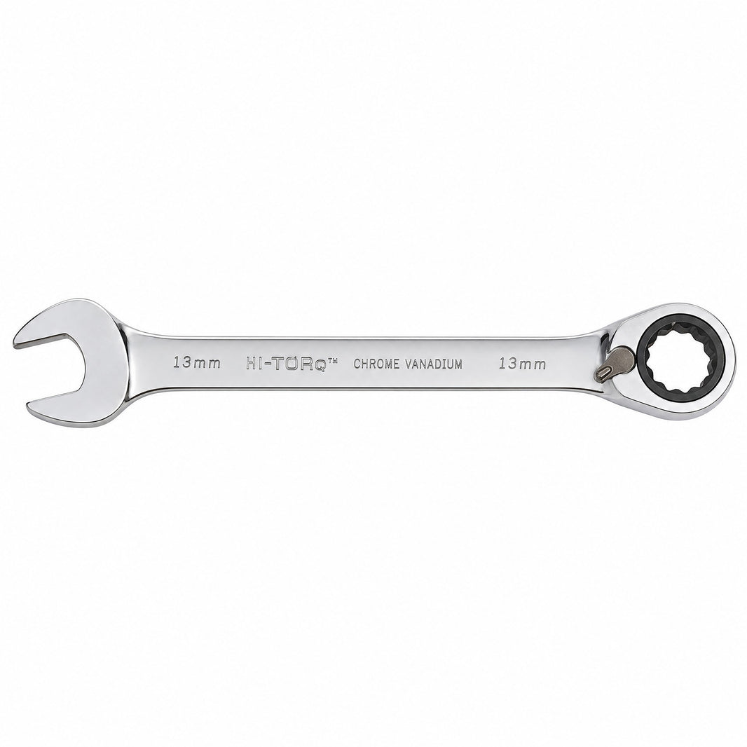 13MM HI-TORQ METRIC REVERSIBLE RATCHETING COMBINATION SPANNER