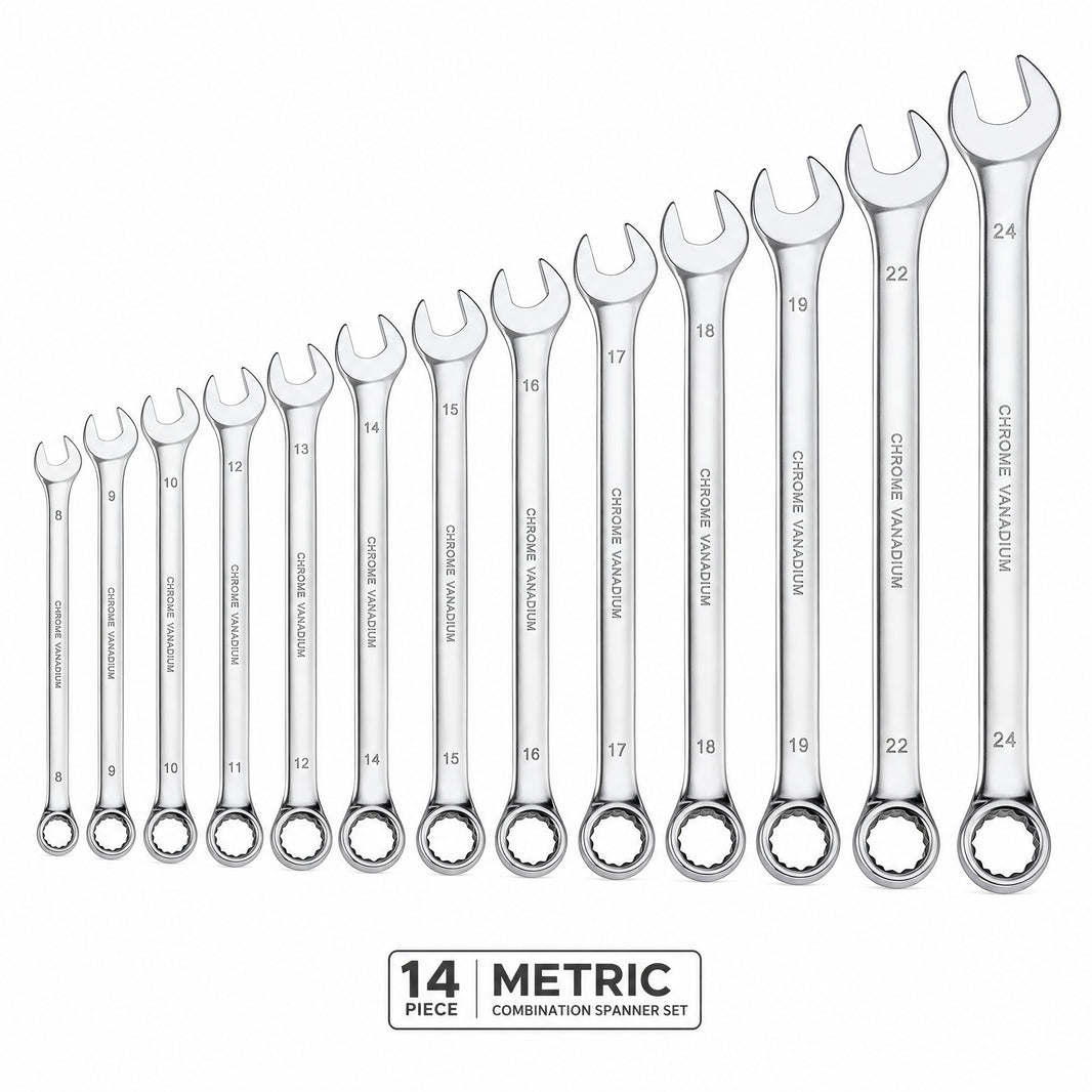 14 PC METRIC COMBINATION SPANNER SET
