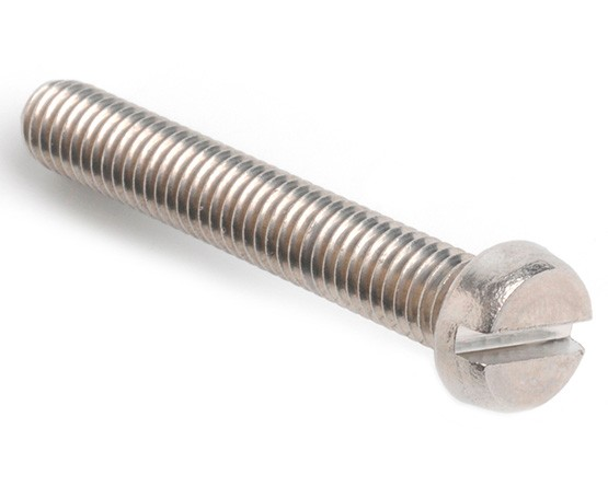M8 x 30 - Slotted Cheese Machine Screw DIN 84 304 Ss A2 - Duchy Fasteners