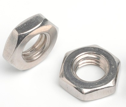 Zinc Plated Unf Half Lock Nut Bs 1768 - Duchy Fasteners
