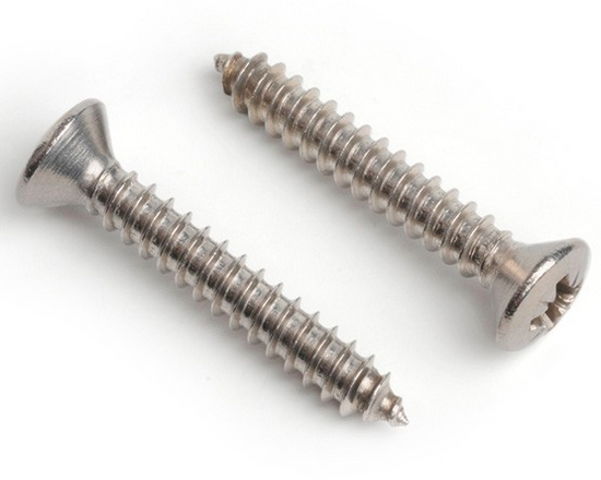 Pozi Raised Countersunk Self Tapping Screws A2 Stainless Steel | Duchy ...