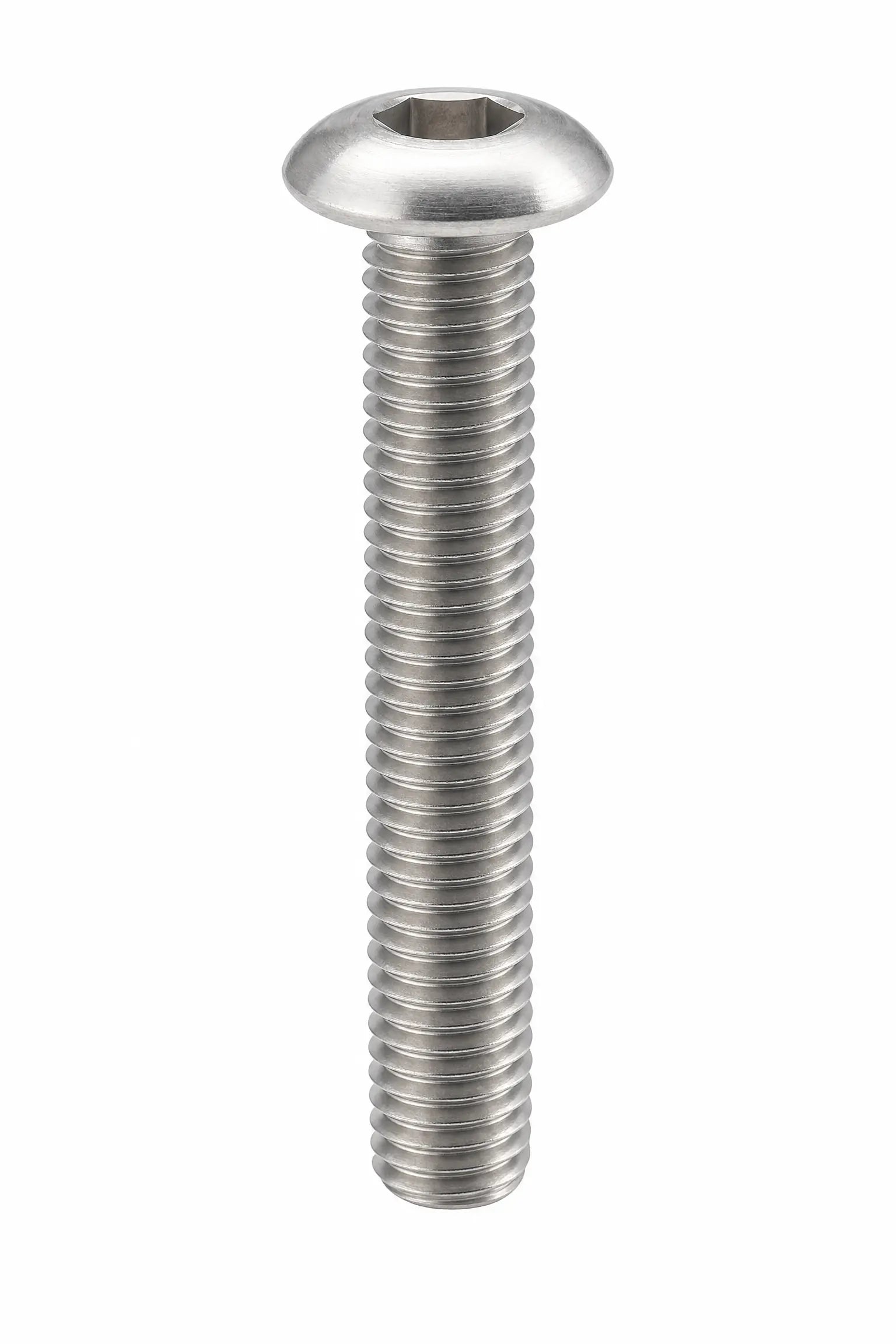 Flanged Button Head Socket Screws Stainless Steel A2
