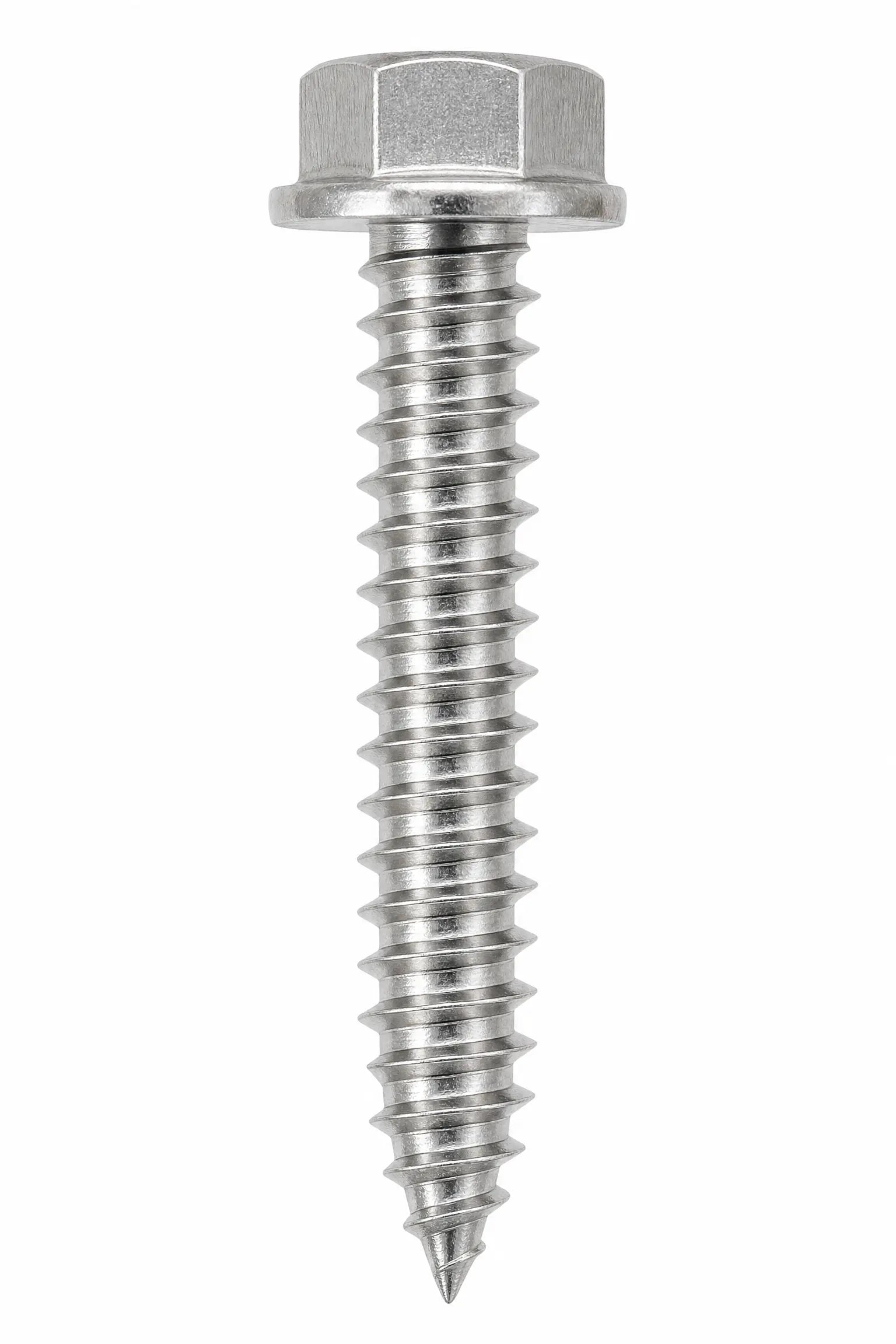 Hex Head Self Tapping Screws Stainless Steel A2