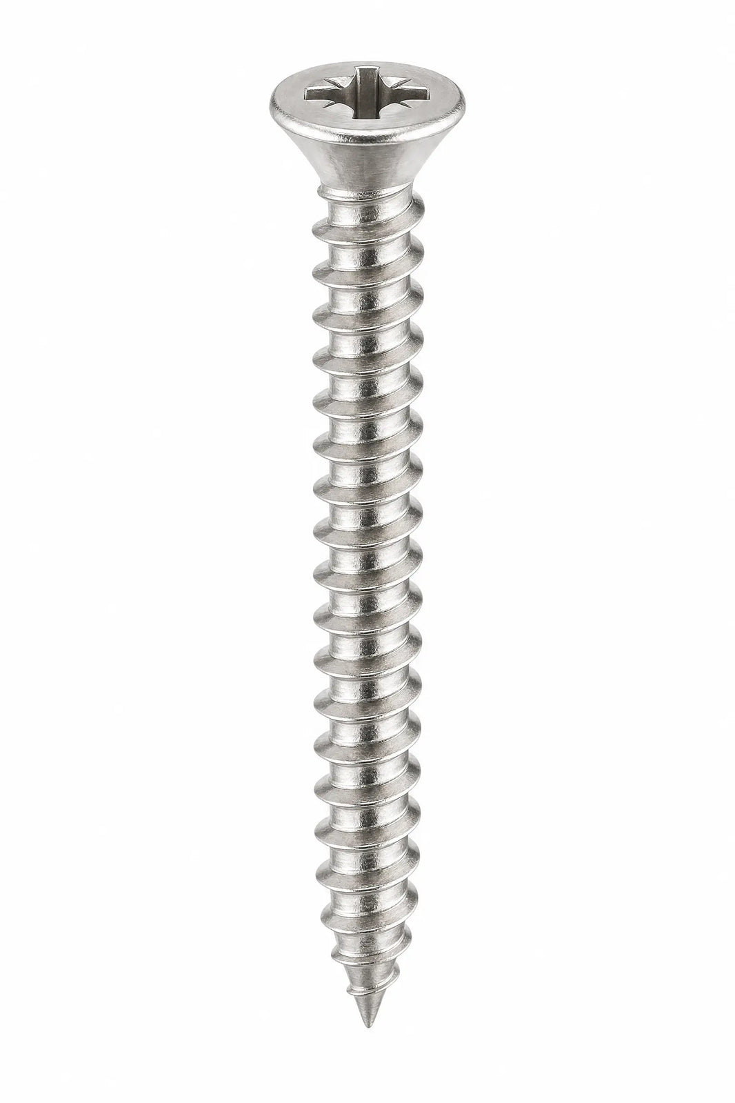 Pozi Countersunk Self Tapping Screws Stainless Steel A2