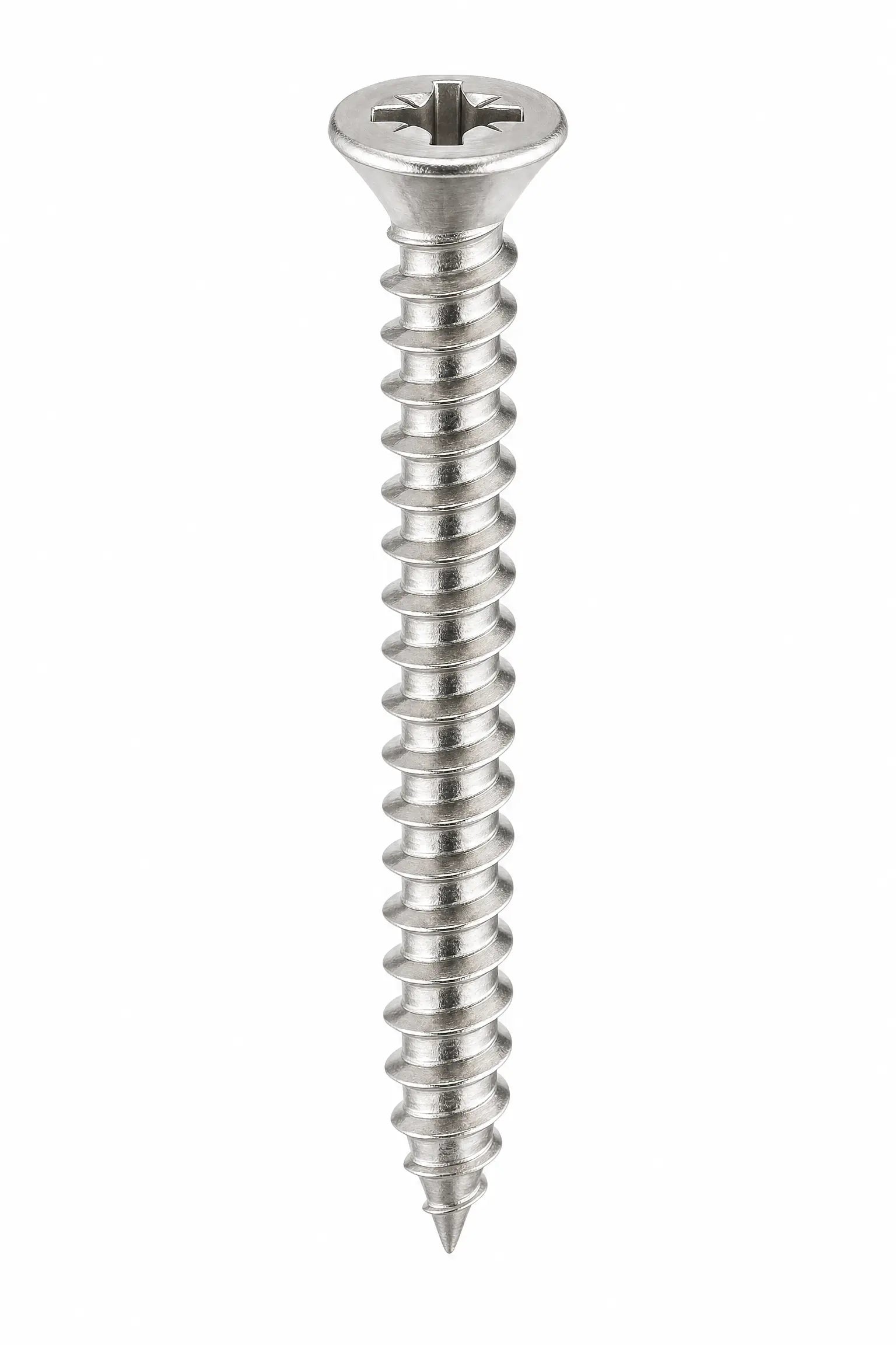 Pozi Raised Countersunk Self Tapping Screws Stainless Steel A2