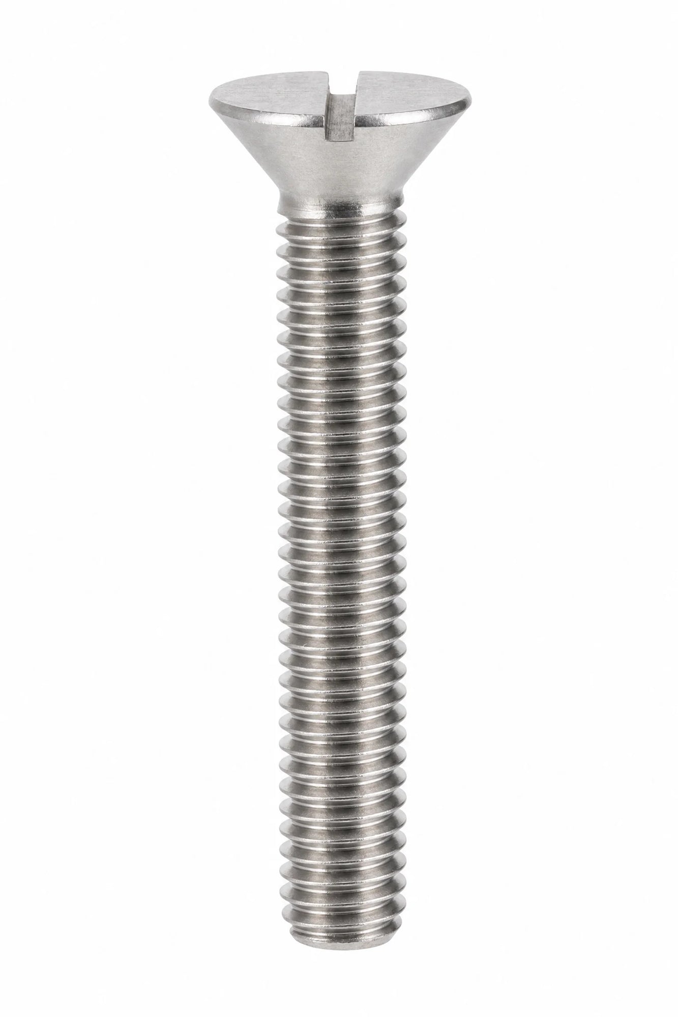 Slotted Countersunk A2 Stainless Steel Machine Screws