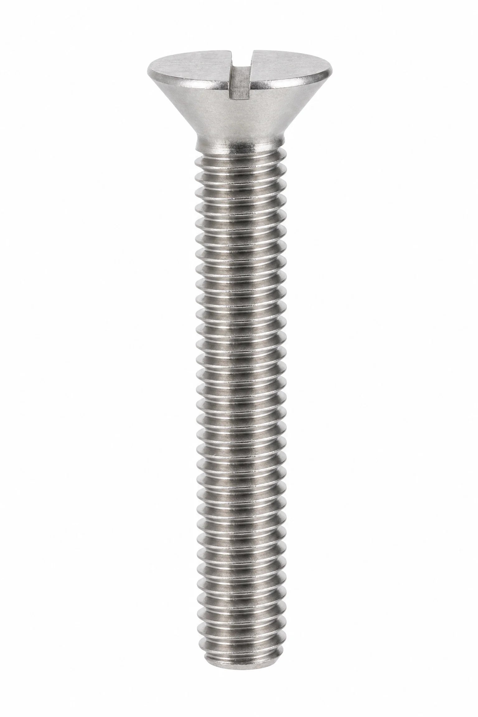 Slotted Countersunk A2 Stainless Steel Machine Screws