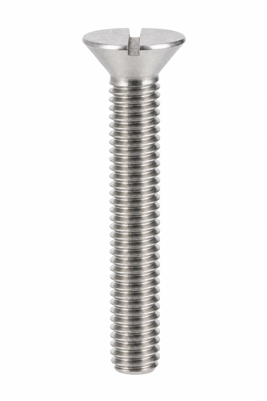 Slotted Countersunk A2 Stainless Steel Machine Screws