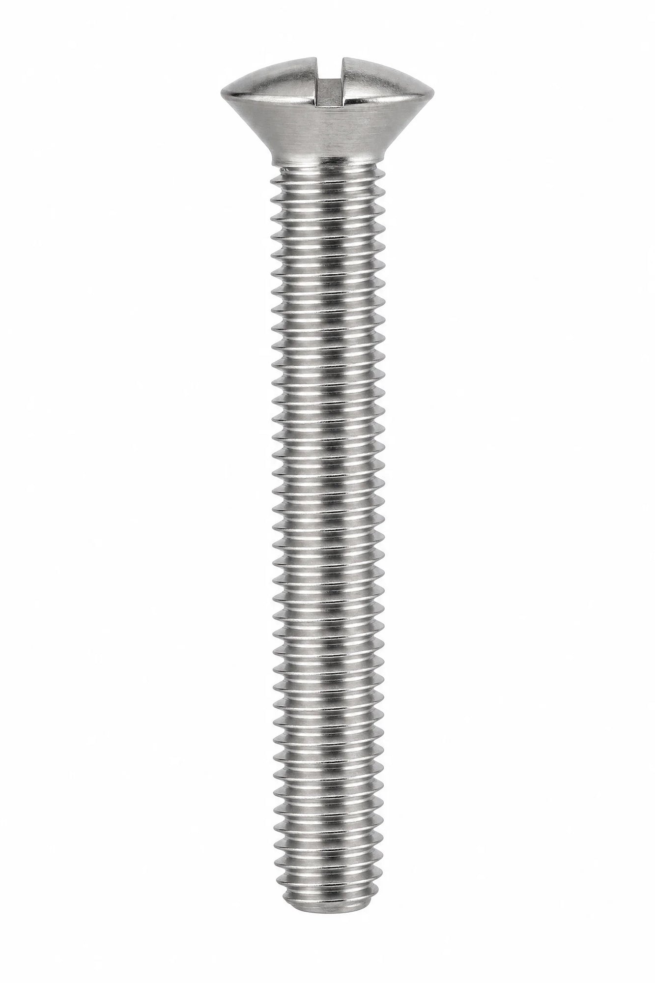 Slotted Raised Countersunk A2 Stainless Steel Machine Screws