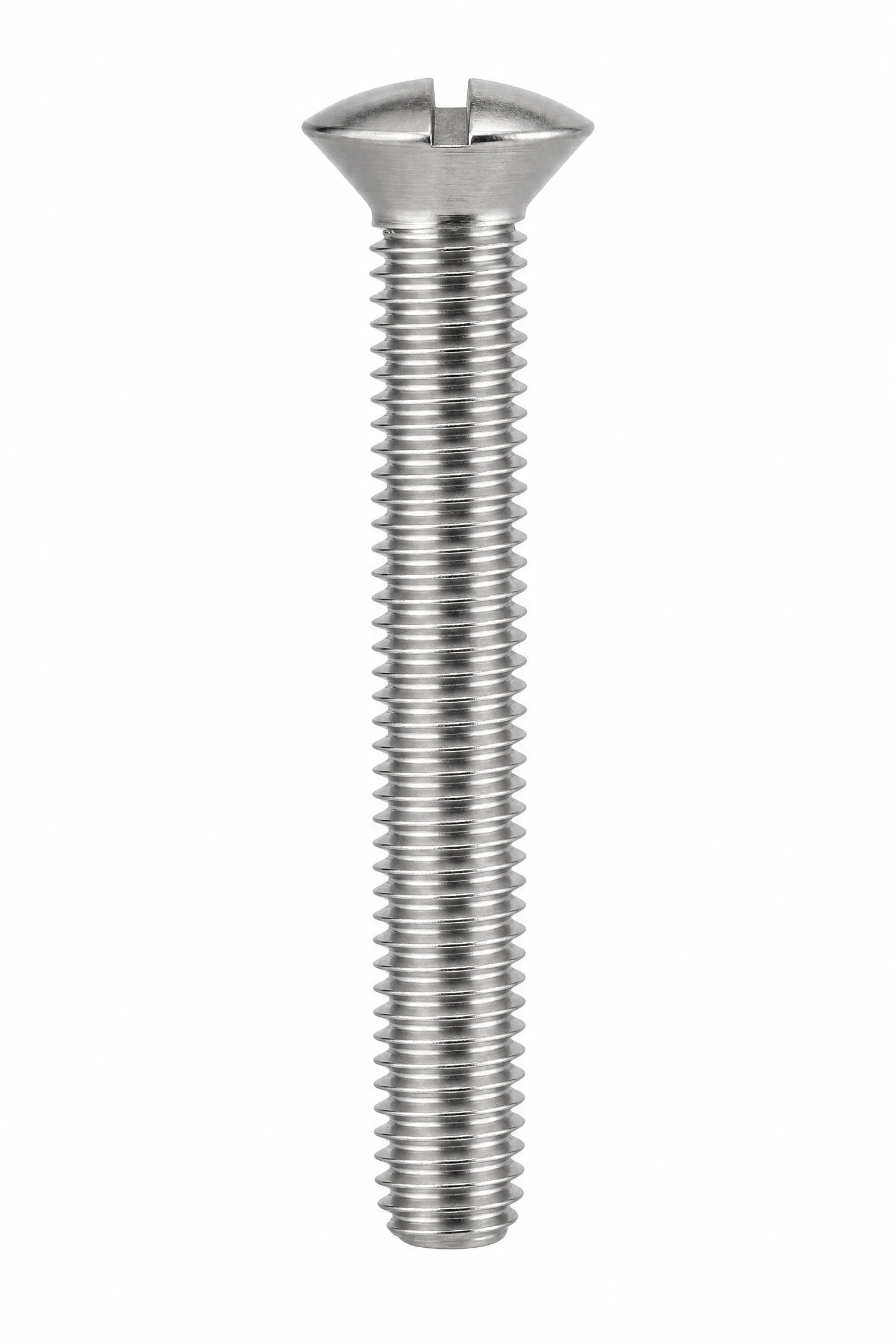 Slotted Raised Countersunk A2 Stainless Steel Machine Screws