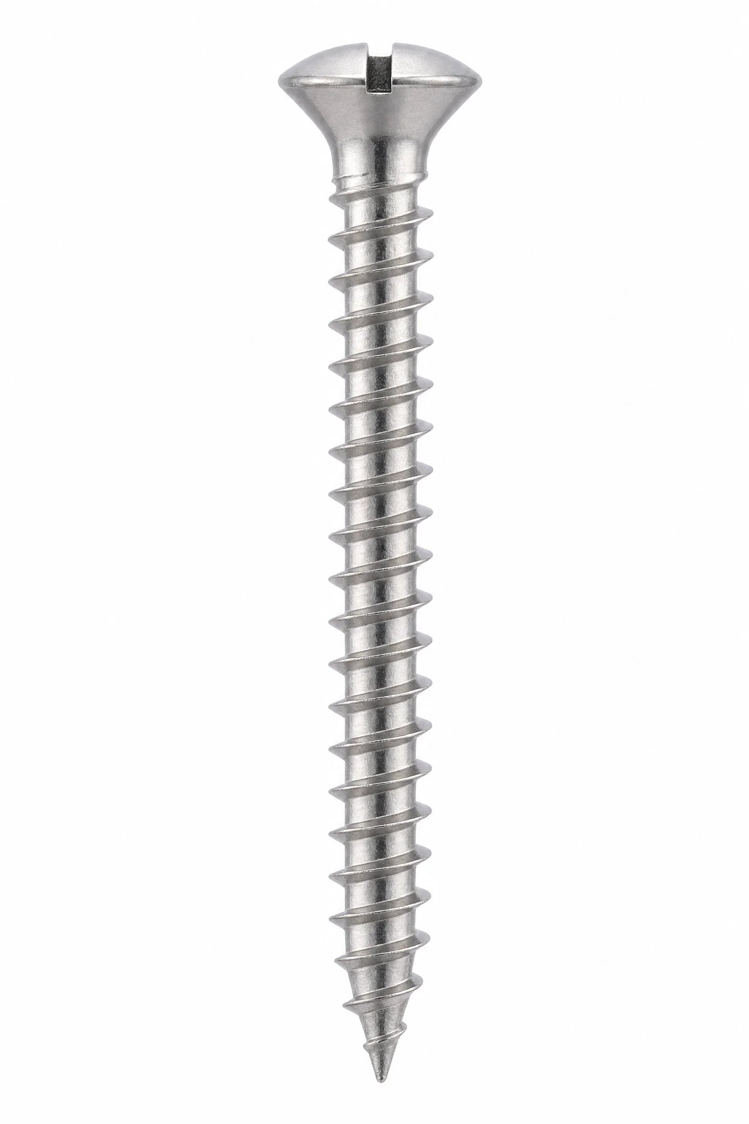 Slotted Raised Countersunk Wood Screws Stainless Steel A2