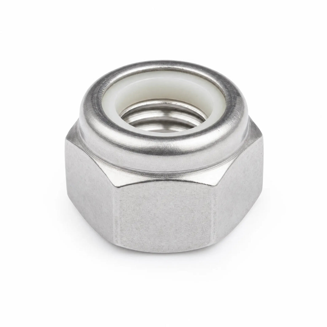 Stainless Steel UNC Nylon Insert Lock Nuts BS 1768 A2