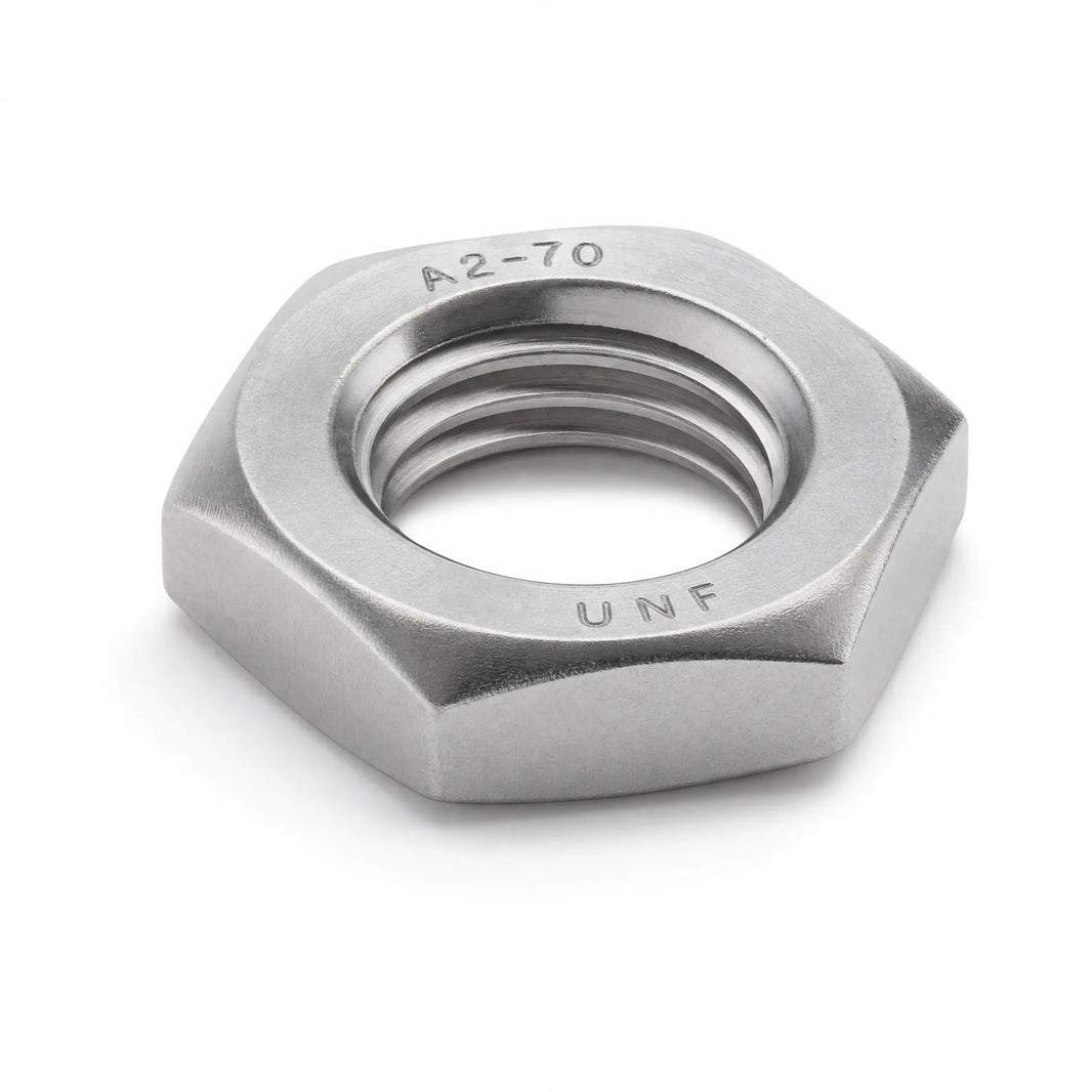 Stainless Steel UNF Nylon Insert Lock Nuts BS 1768 A2