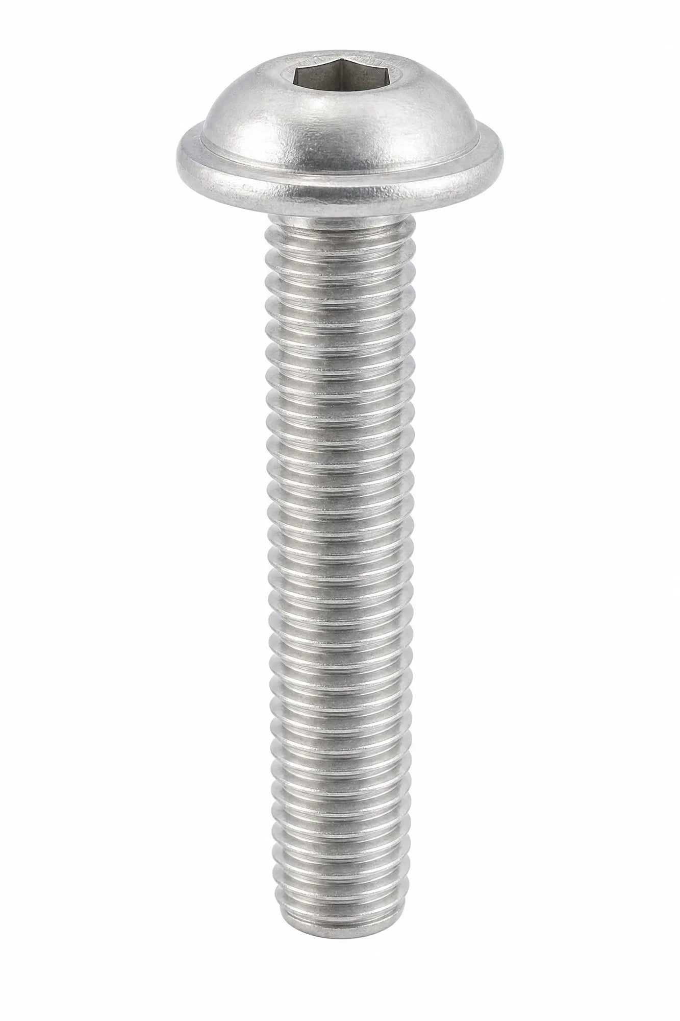 Flanged Button Head Socket Screws Stainless Steel A4