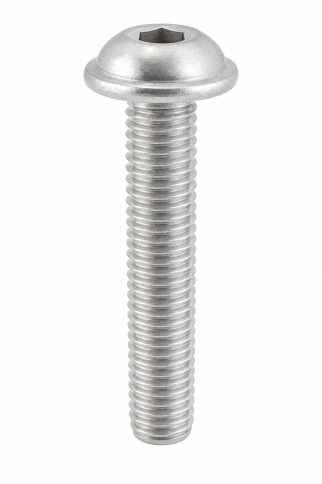 Flanged Button Head Socket Screws Stainless Steel A4