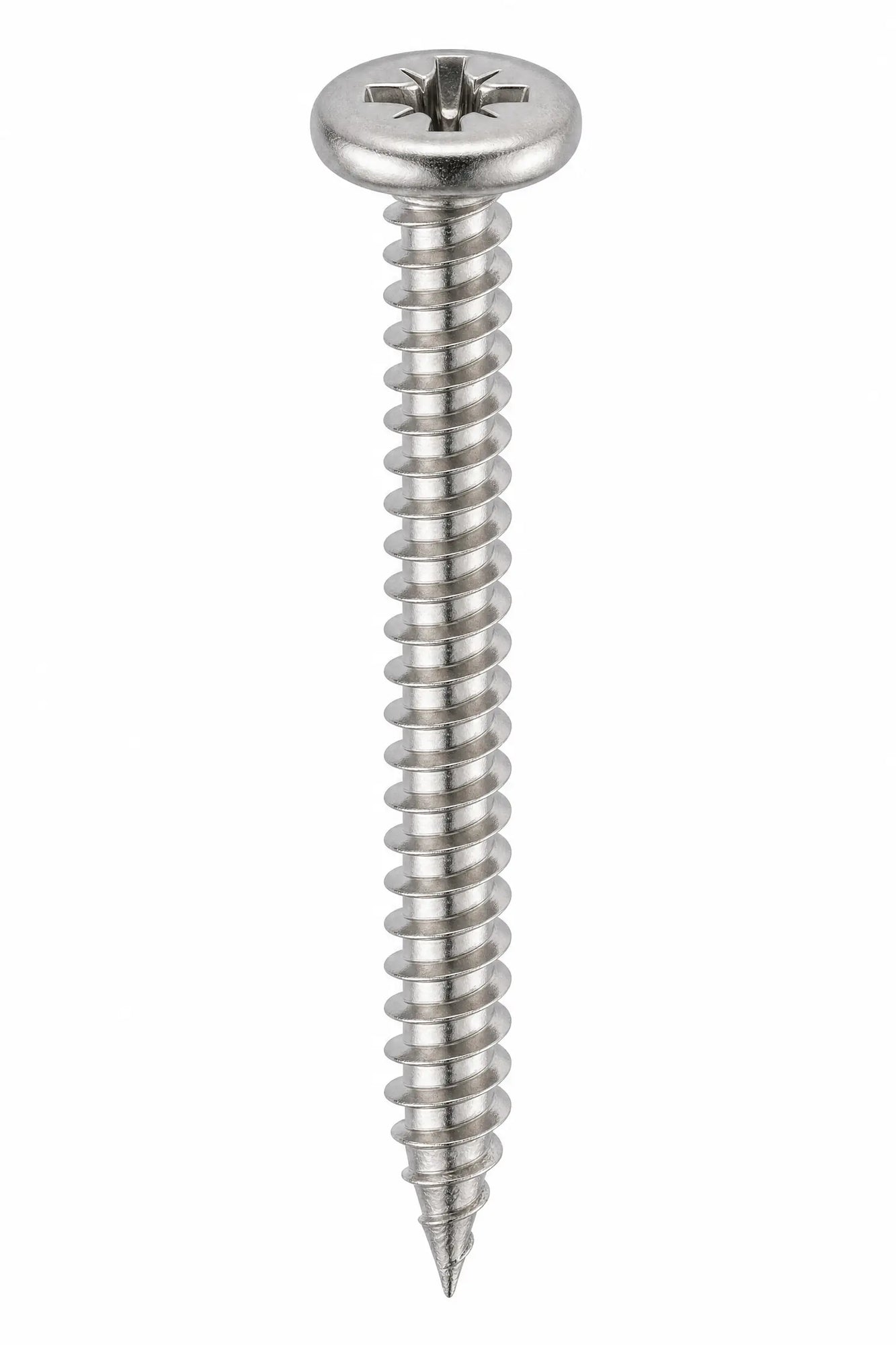 Pozi Pan Head Self Tapping Screws Stainless Steel A4