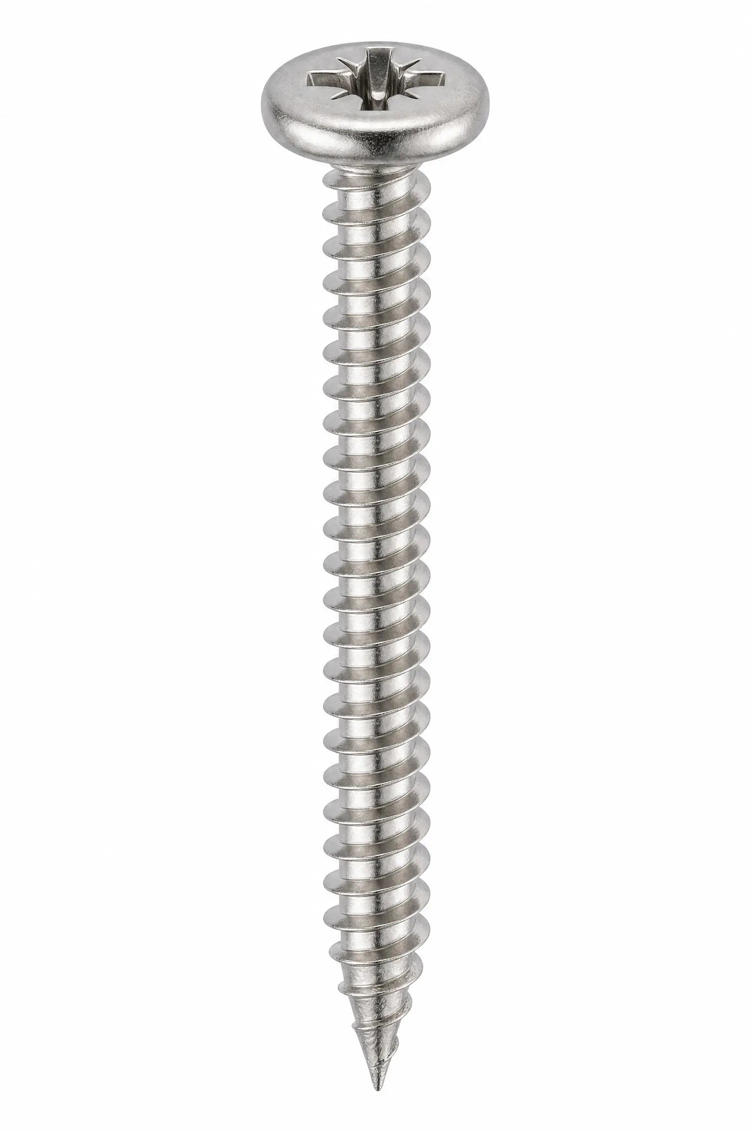 Pozi Pan Head Self Tapping Screws Stainless Steel A4