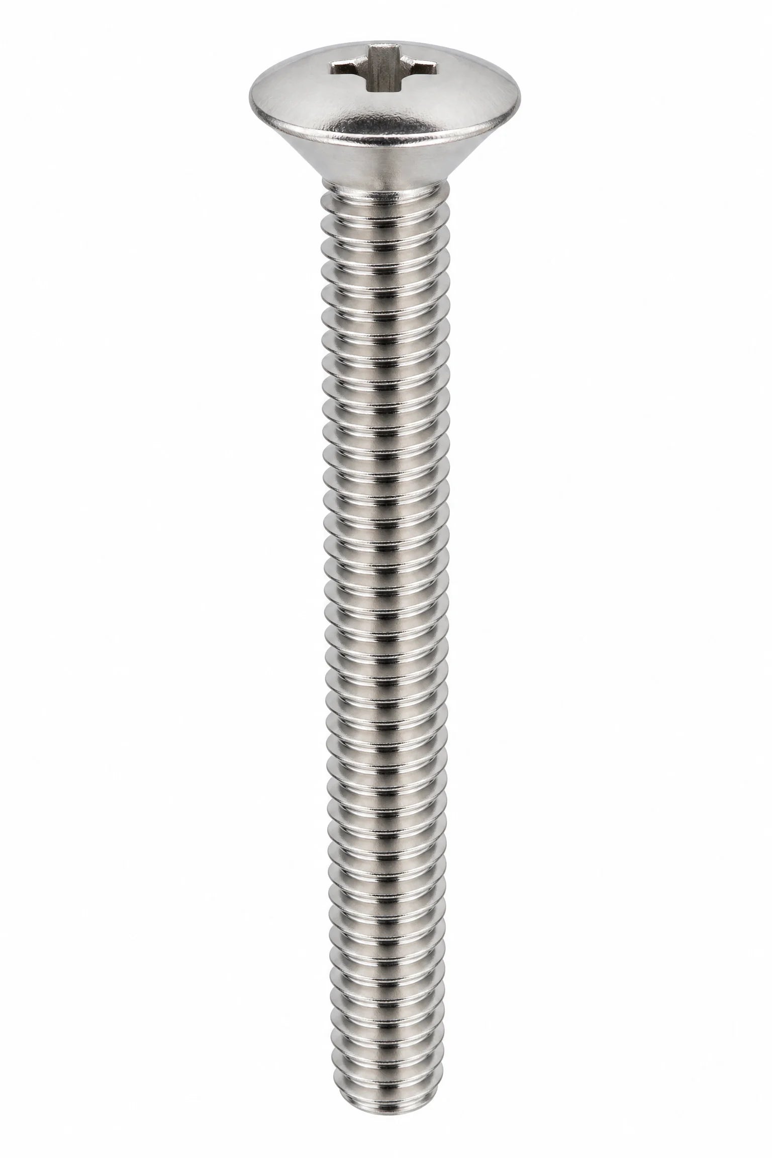 Pozi Raised Countersunk A4 Stainless Steel Machine Screws