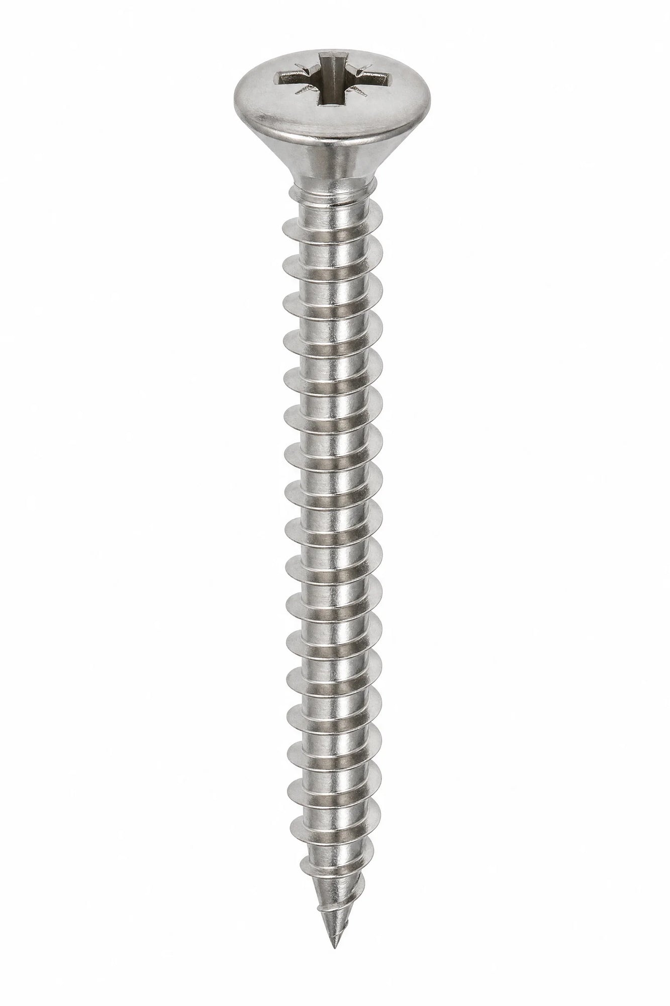 Pozi Countersunk Self Tapping Screws Stainless Steel A4