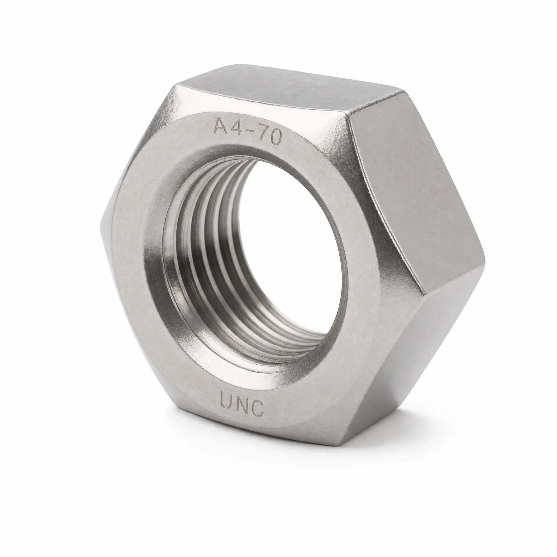 STAINLESS STEEL UNC FULL HEX NUTS A4