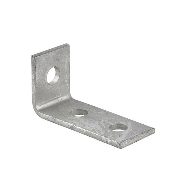 A202 Angle Bracket 90Dg 1+2 Hole Hot Dip Galvanised - Duchy Fasteners