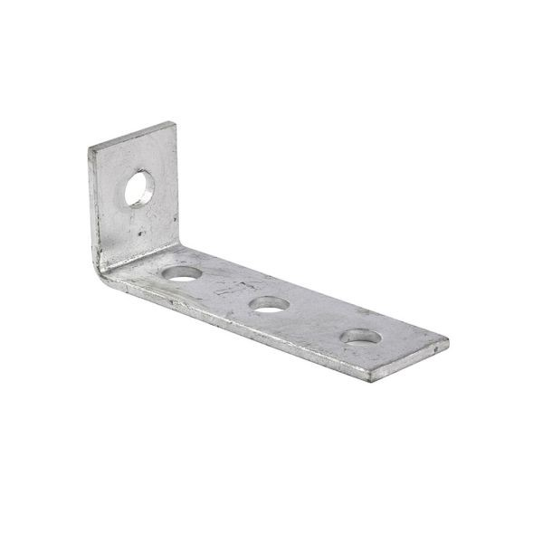 A203 Angle Bracket 90Dg 1+3 Hole Hot Dip Galvanised - Duchy Fasteners