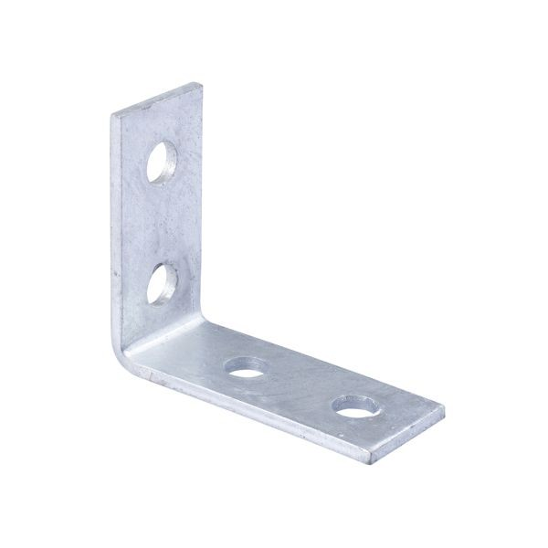 A204 Angle Bracket 90Dg 2+2 Hole Hot Dip Galvanised (86 X 102Mm) - Duchy Fasteners