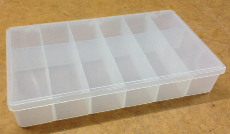 Empty Box (8 Dividers) 215 X 140 X 45 - Duchy Fasteners