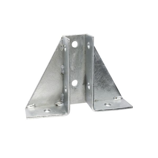 Galvanised B503 Single Delta Base Plate - Duchy Fasteners