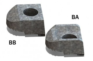 M12 Type B Long Tail Galvanised Beam Clamp - Duchy Fasteners