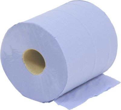Paper Wipes Blue 2-Ply Roll (6) - Duchy Fasteners