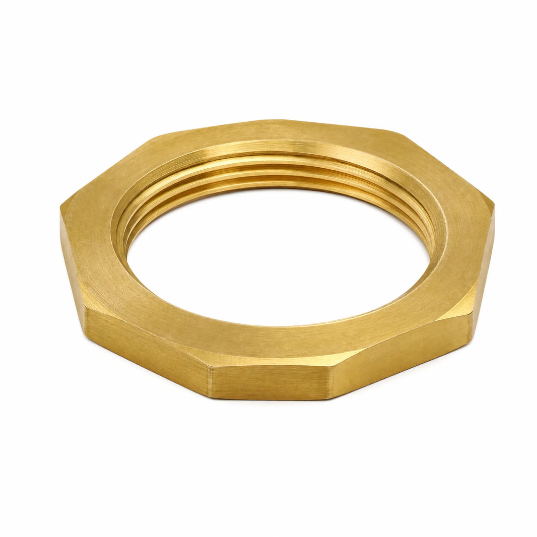 BRASS LOCK NUT (THIN NUT) DIN 439
