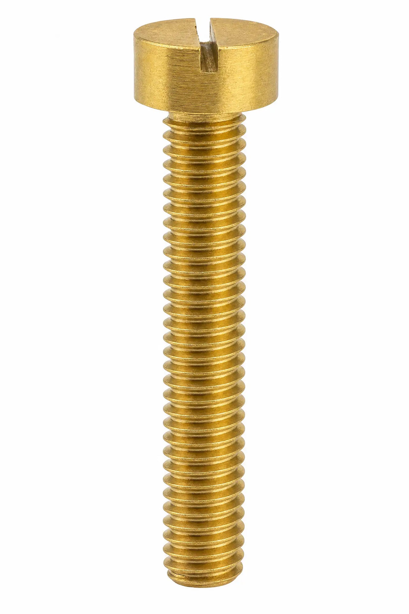 Slotted Brass Cheese Head Machine Screw DIN 84