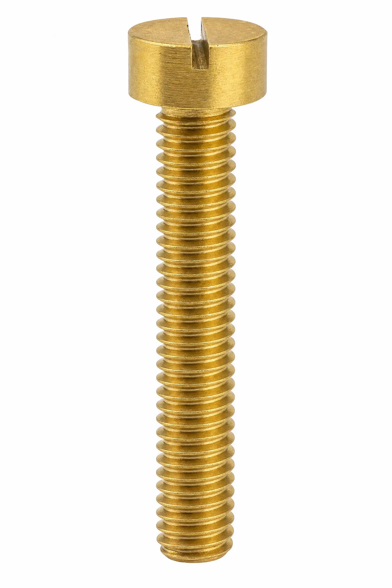 Slotted Brass Cheese Head Machine Screw DIN 84