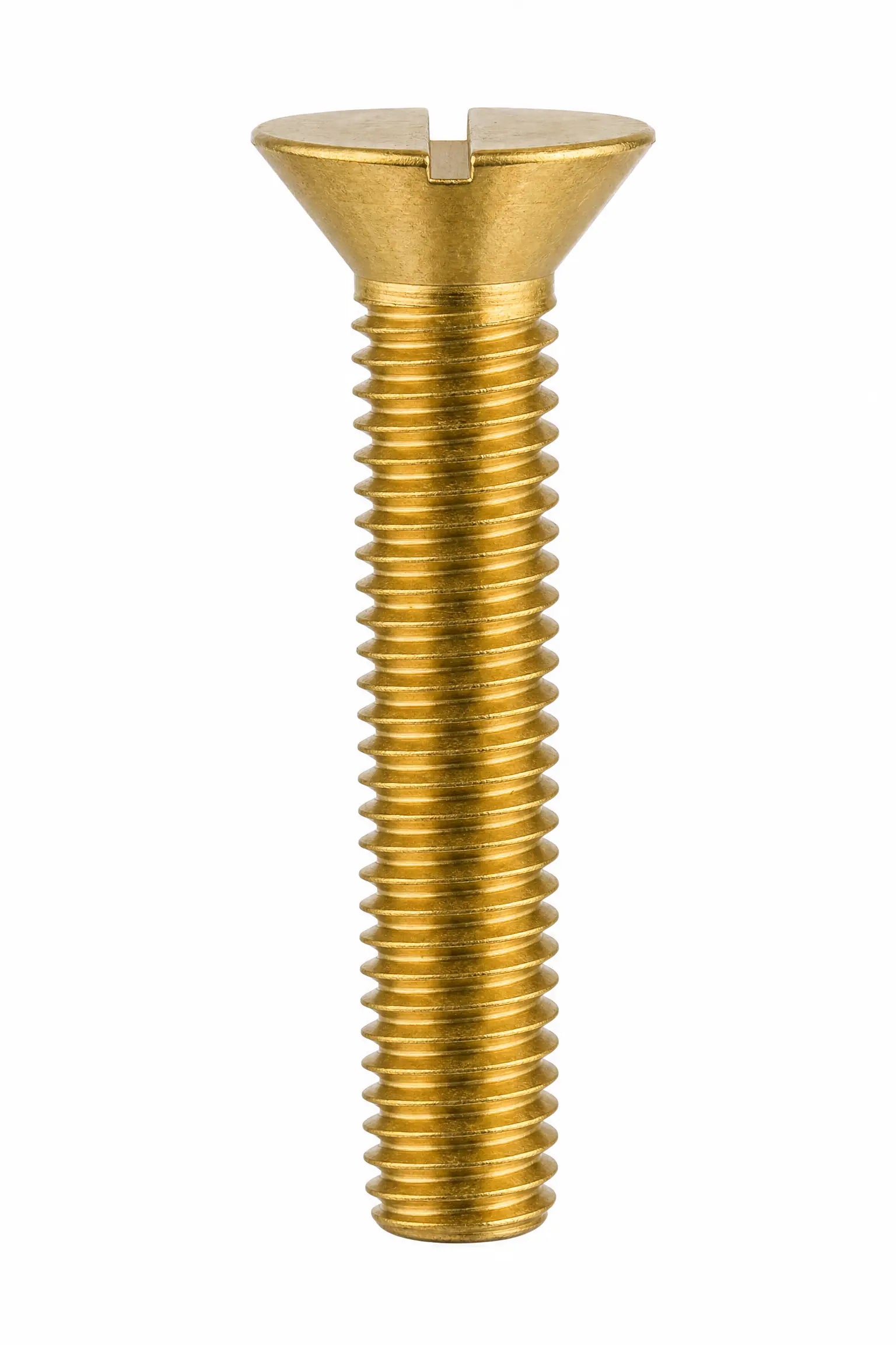 Slotted Brass Countersunk Machine Screw DIN 963