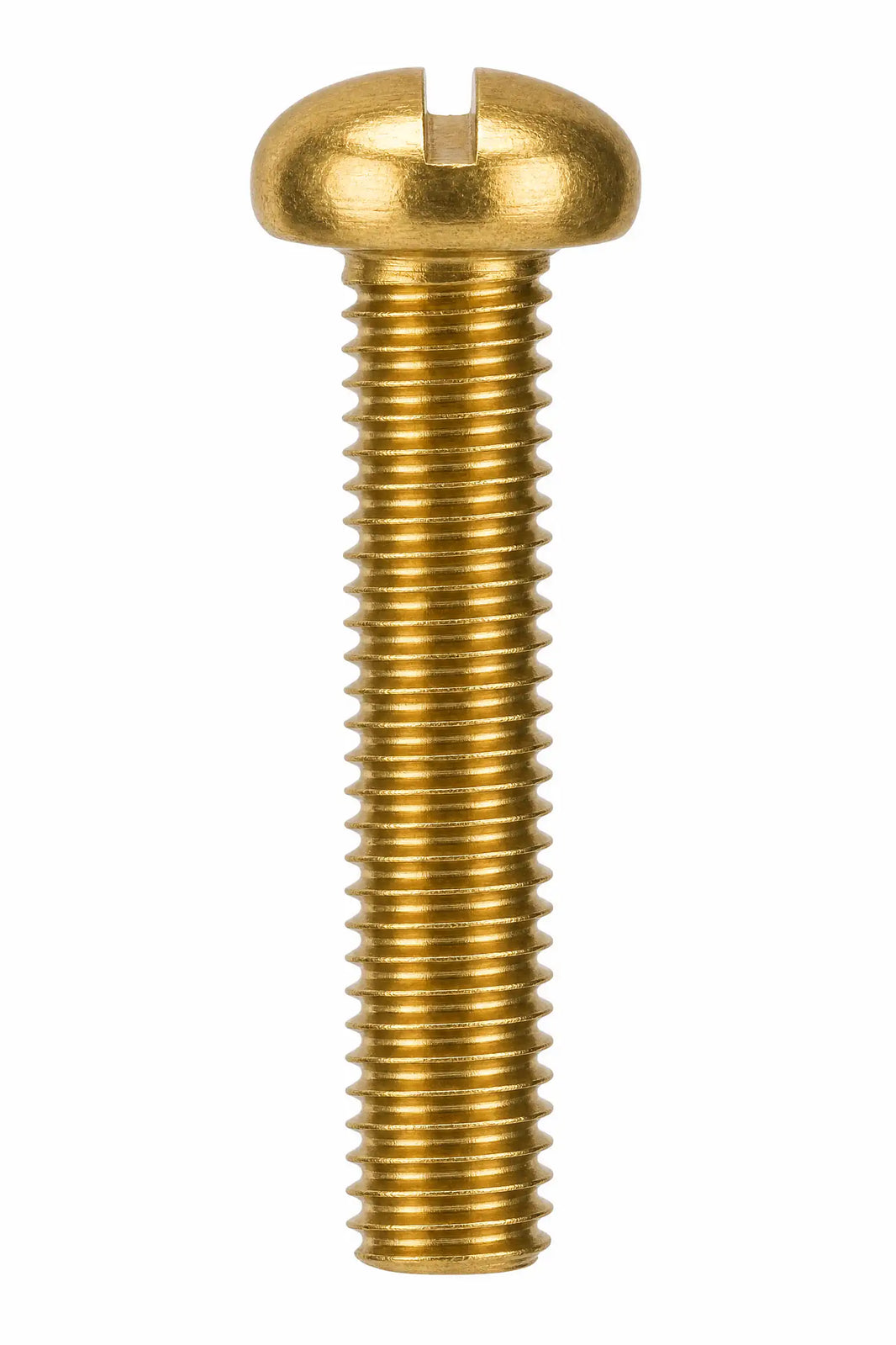 Slotted Brass Pan Head Machine Screw DIN 85