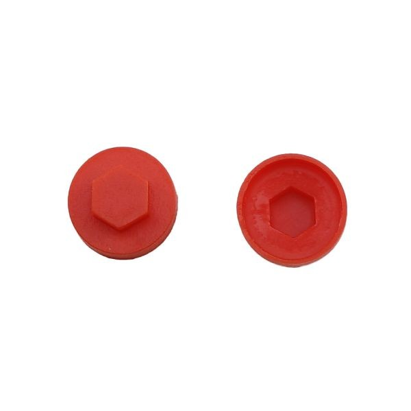 Poppy Red Colour Cap 19Mm (04E53) - Duchy Fasteners