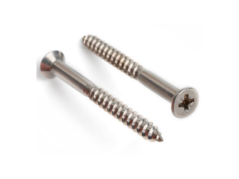 card a2 304 wood screws pozi slotted head fixings