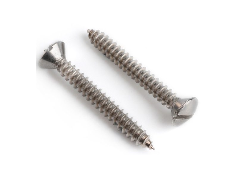 card a4 aisi 316 wood screws pozi slotted heads